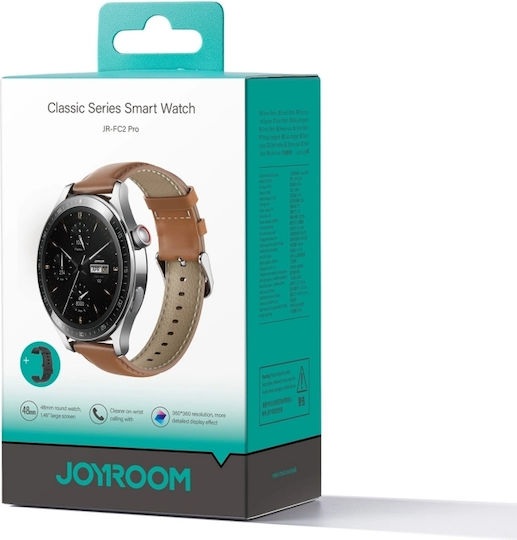 Joyroom JR-FC2 Pro Classic Series 48mm Smartwatch (Moonlight Silver)