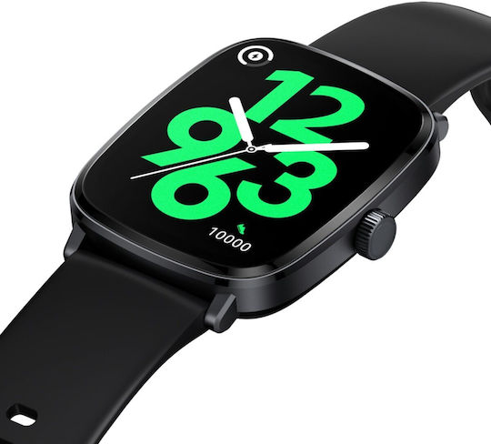 Haylou RS5 50mm Smartwatch with Heart Rate Monitor (Black)