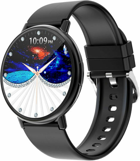 Aiwa SW-A800 Smartwatch με Παλμογράφο (Μαύρο)