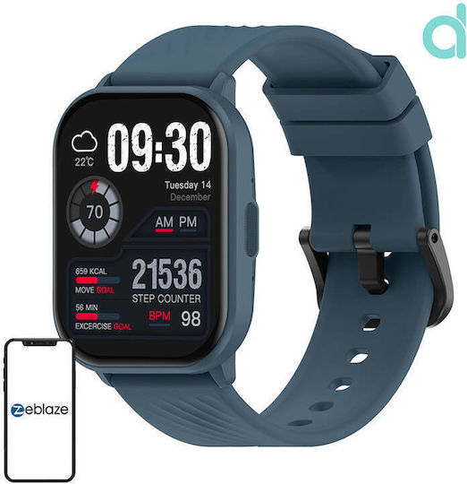 Zeblaze GTS 3 Smartwatch με Παλμογράφο (Μπλε)