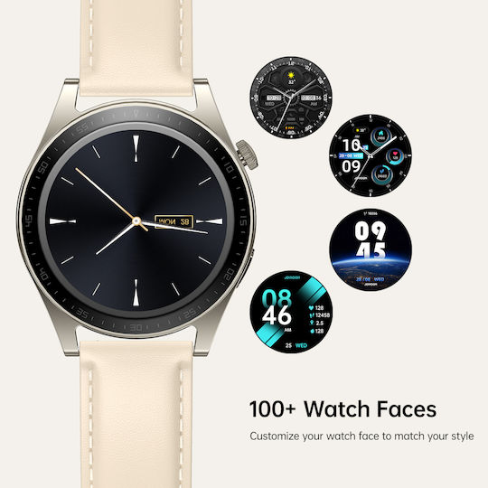 Joyroom Classic Series JR-FC2 47mm Wasserdicht Smartwatch mit Pulsmesser (Gold)