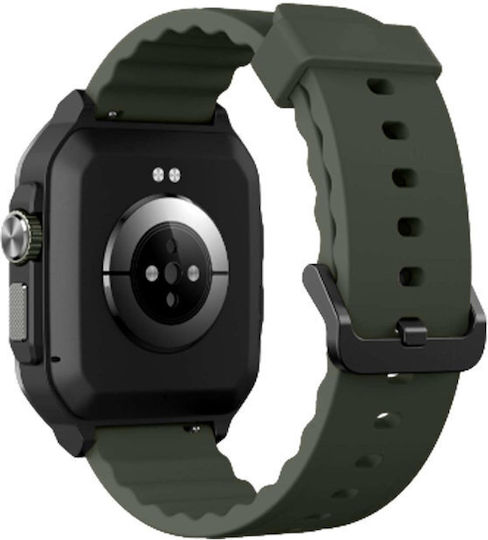 Egoboo GeoLander Smartwatch with Heart Rate Monitor (Green)