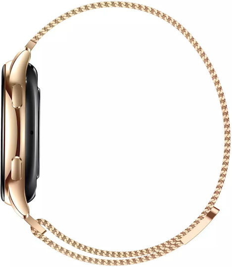 MaxCom EcoWatch 3 Stainless Steel 48mm με Παλμογράφο (Χρυσό)