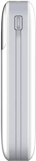Ldnio PQ20 Power Bank 20000mAh 22.5W με Θύρα USB-A Λευκό