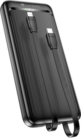 Lamtech Power Bank 10000mAh 22.5W με Θύρα USB-A Μαύρο