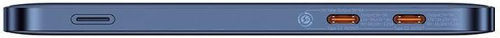 Baseus Blade2 Power Bank 12000mAh 65W mit 2 USB-C Ausgangsanschlüsse Power Delivery Mariana Blau