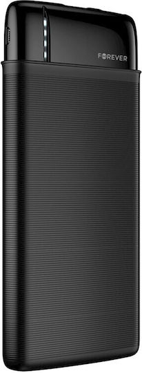 Forever TB-100M Power Bank 10000mAh με Θύρα USB-A Μαύρο