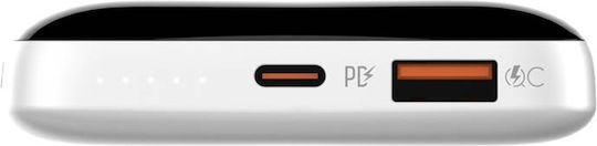 Ldnio PQ25 Power Bank 10000mAh 22.5W με Θύρα USB-A και Θύρα USB-C Μαύρο