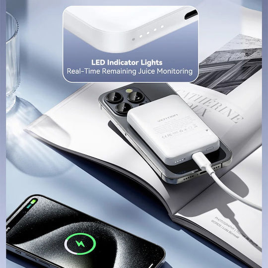 Vention MagSafe Power Bank 5000mAh 20W Power Delivery White