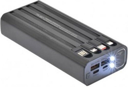 Treqa TR-967 Power Bank 20000mAh με 2 Θύρες USB-A και Θύρα USB-C Μαύρο