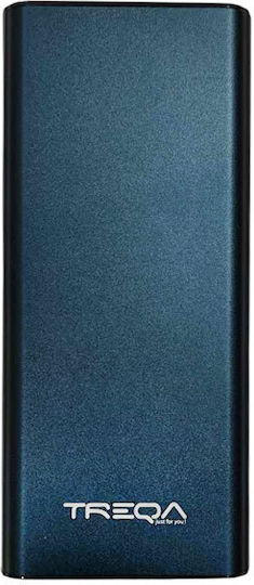 Treqa TR-967 Power Bank 20000mAh με 2 Θύρες USB-A και Θύρα USB-C Μαύρο