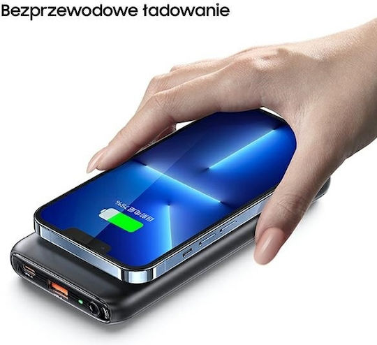 Usams PB62 MagSafe Power Bank 10000mAh 20W με Θύρα USB-A και Θύρα USB-C Power Delivery / Quick Charge 3.0 Μπλε
