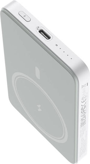 Romoss WSC05 MagSafe Power Bank 5000mAh 20W με Θύρα USB-C Power Delivery Λευκό