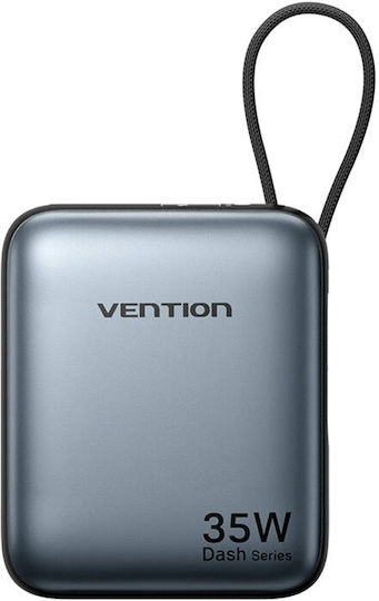 Vention FHE Power Bank 10000mAh 35W με Θύρα USB-C Power Delivery Γκρι