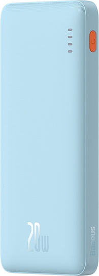 Baseus Airpow Power Bank 10000mAh 20W с USB-A порт и USB-C порт Power Delivery Син