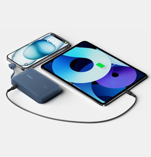Belkin BoostCharge Power Bank 10000mAh 20W Μπλε