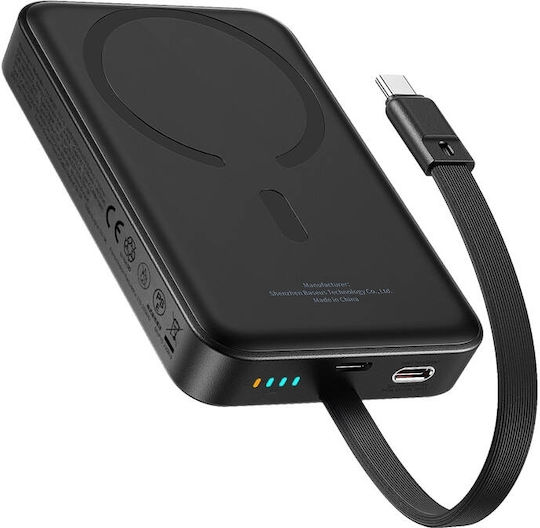 Baseus Magnetische Mini Solarbetriebene MagSafe Power Bank 10000mAh 30W mit USB-C Ausgangsanschlüsse Bayern Edition