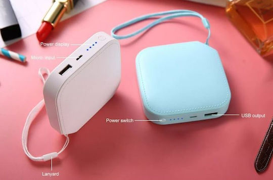 Treqa TR-953 Power Bank 6000mAh Τιρκουάζ