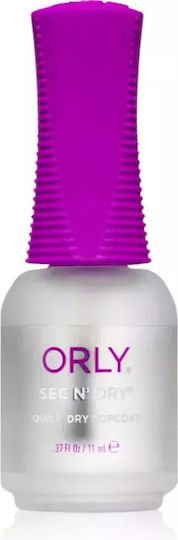 Orly Sec'n Dry 11ml Top Coat Pentru Lacuri Simple Uscare Rapidă 11ml Sec N' Dry