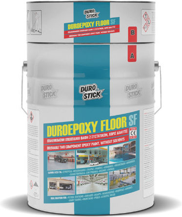 Durostick Duroepoxy Floor-SF Χρώμα Γκρι Ral-7040 10kg ΝΤΕΠΦΛ7040