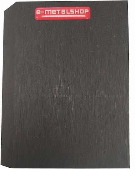 Dedron Umzäunung Deck für den Garten Seitwärts Schwarz aus WPC 360x12x2cm 1Stück Black