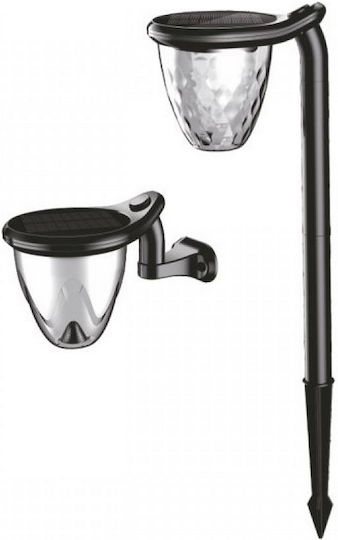 Spot Light Επιτοίχιο Ηλιακό Φωτιστικό 1W 100lm με Φυσικό Λευκό Φως 4000K IP65