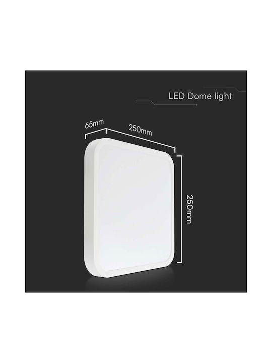 V-TAC Deckenleuchte für den Außenbereich mit integriertem LED in Weiß Farbe 76291