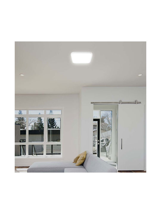 V-TAC Outdoor Ceiling Flush Mount with Integrated LED in White Color 76661