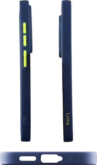 Lime Hardshell Fusion Full Camera Protection Back Cover Silicon Albastru (Galaxy S25)