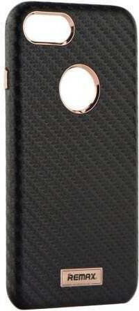 Remax Back Cover Δερματίνης Μαύρο (iPhone 8/7)