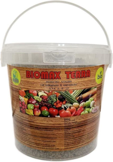 Biomax Terra Органичен Гранулиран Тор за Зелени растения, Трева, Цъфтящи растения, Плододаващи 1.5kg