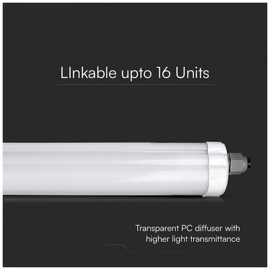 V-TAC Lighting Batten Outdoor with Integrated LED 18W 60cm