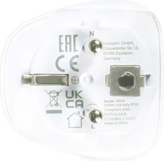 Verbatim Steckdosenadapter von Universal