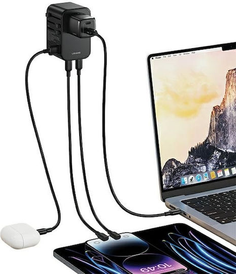 Usams T62 to Universal Plug Adapter
