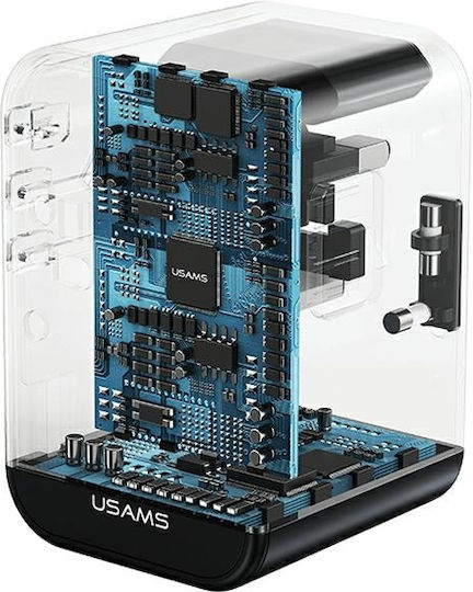 Usams T62 to Universal Plug Adapter