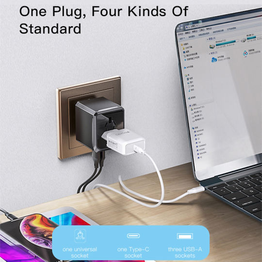 Yesido MC10 Universal Plug Adapter