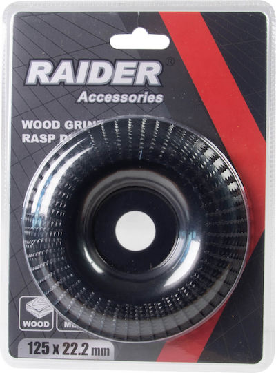 Raider Δίσκος Λείανσης Ξύλου 125mm