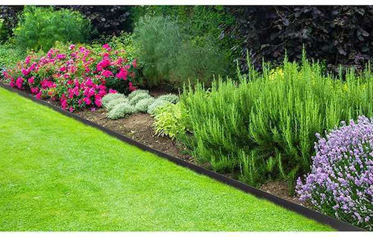 Bradas Plastic Garden Hedge in Black Colour 5cm x 10m 20 Pieces