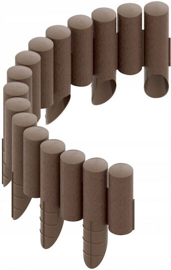 Cellfast Plastic Garden Hedge in Brown Colour 25.5cm x 2.3m 4 Pieces