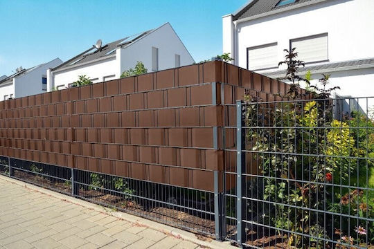 Cellfast Bordură de Grădină din Plastic în Culoarea Maro x19cm