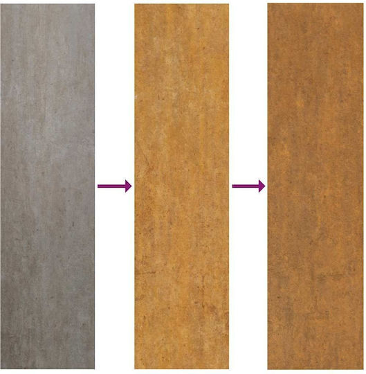 Vidaxl Gartentor 105x105 cm Rostfreier Stahl Schienen-Design Braun