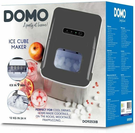 Domo Παγομηχανή με Ημερήσια Παραγωγή 12kg