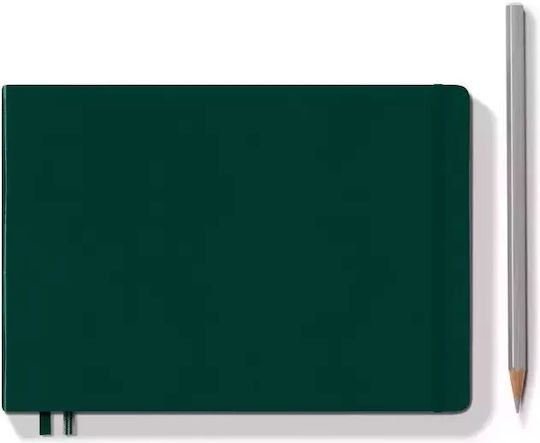 Leuchtturm1917 Edition Sketchbooks A5 Med Landscape Plain Forest Green 112p