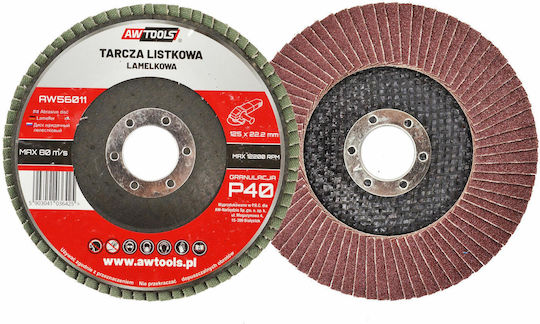 AWTools Δίσκος Λείανσης 125mm