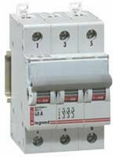 Legrand DX3 Τριπολικός Διακόπτης Ράγας 400V 63A