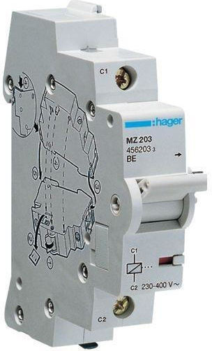 Hager 1-Pole General Use Panel Push Button Switch