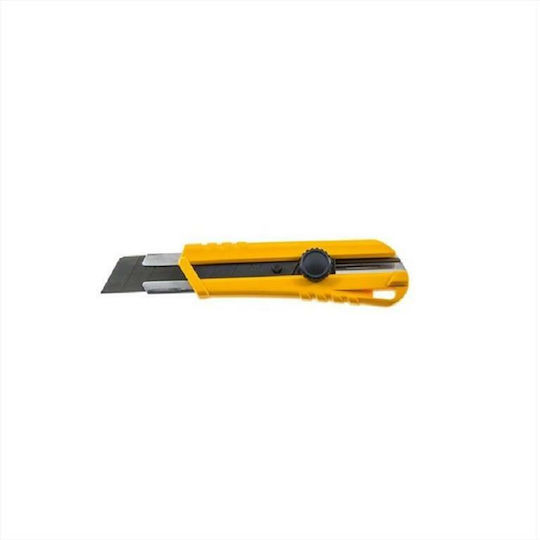 KDS Folding Knife Security with Blade Width 25mm Yellow