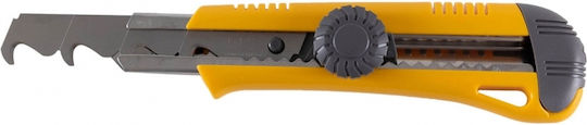 KDS Folding Knife Security with Blade Width 18mm Yellow