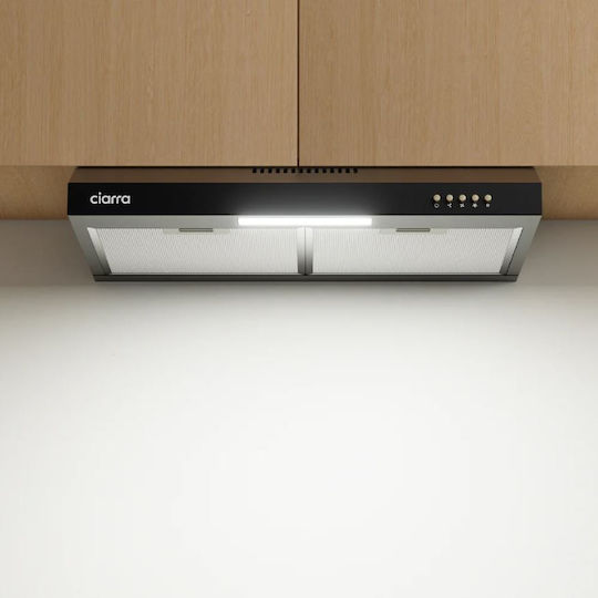Ciarra Independentă Hotă 59.6cm Negru