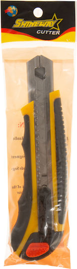 Deli Faltschneider Shineway Sicherheit mit Kunststoff Körper Yellow